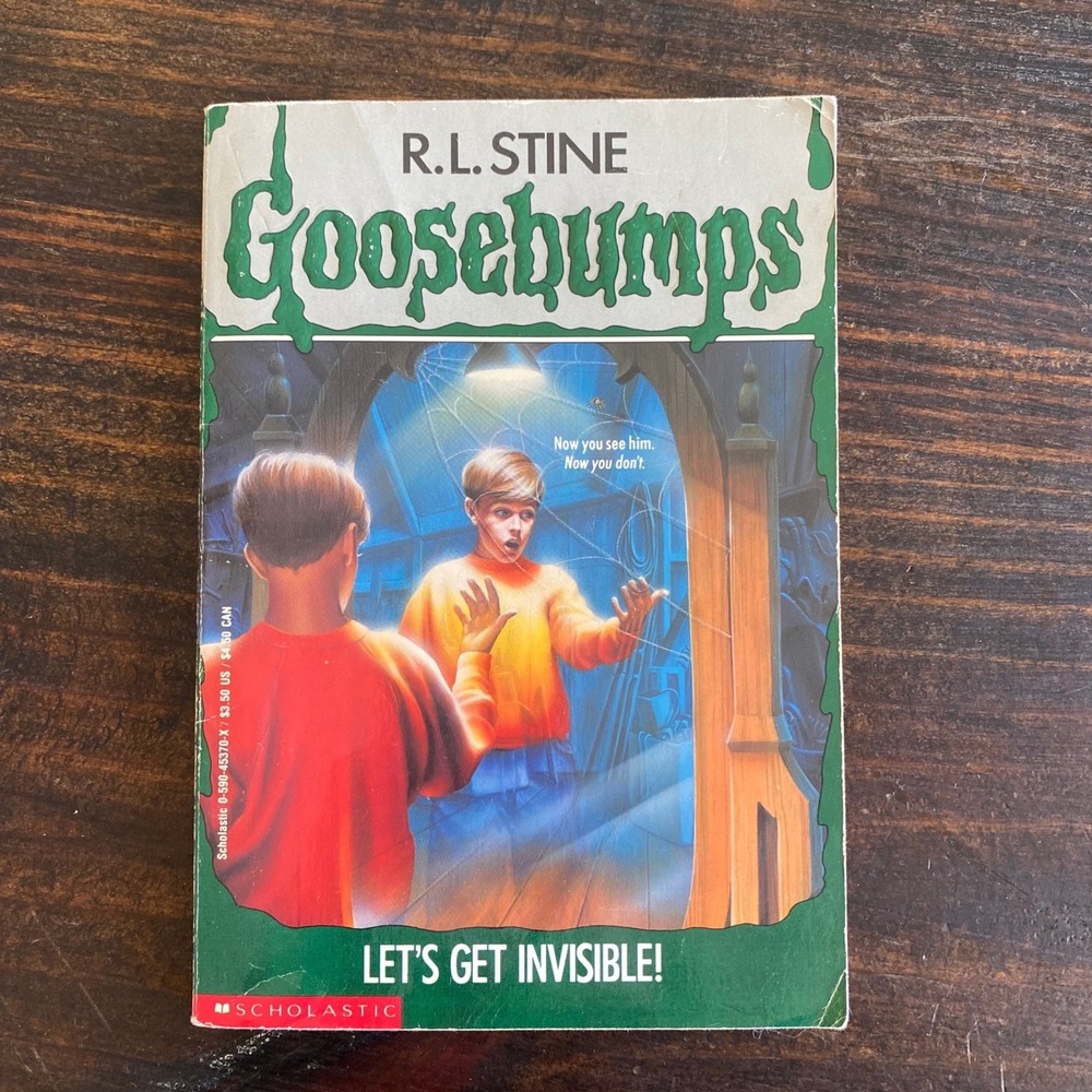 Goosebumps Lets Get‎ Invisible R.L. Stine First Edition Childrens Paperback Book